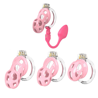 Soft Cobra Chastity Cage With App Controlled Butt Plug