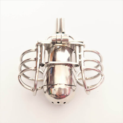 Segmented Underwear-Frame Open-Cage Male Chastity Belt