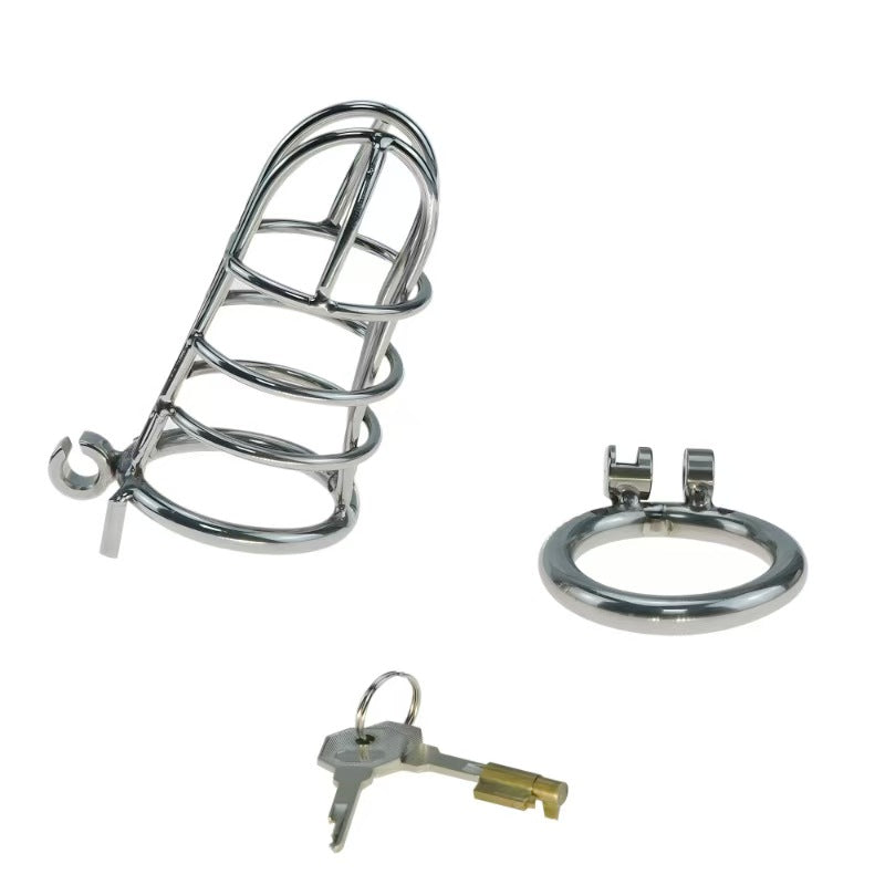 Three-Size Prison-Bar Chastity Cage