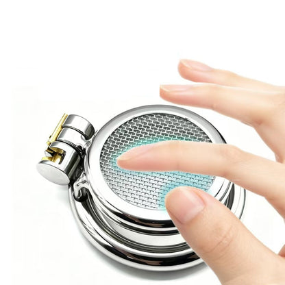 Dual-Ring-Style StarNet Mesh Flat Chastity Cage