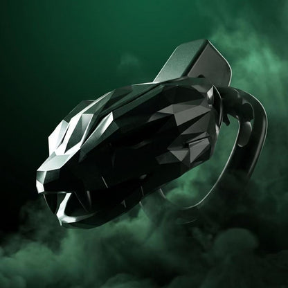 Starborn Emerald Faceted Snakehead Chastity Cage