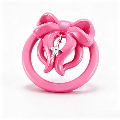 Starfall Bow-and-Star Chastity Cage
