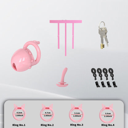 Sweetheart Promise Chastity Cage With Optional Plug
