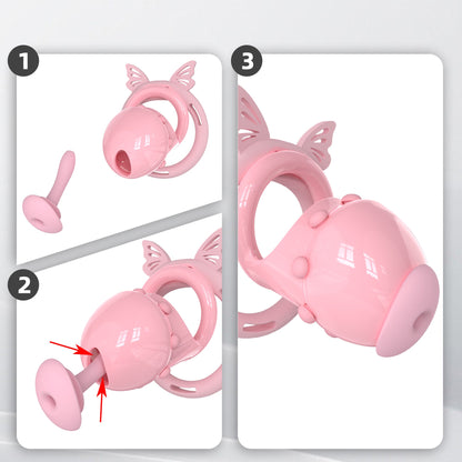 Sweetheart Promise Chastity Cage With Optional Plug