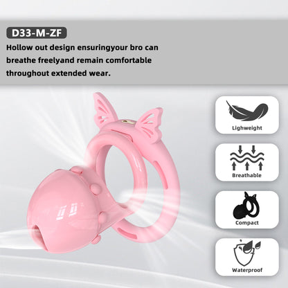 Sweetheart Promise Chastity Cage With Optional Plug