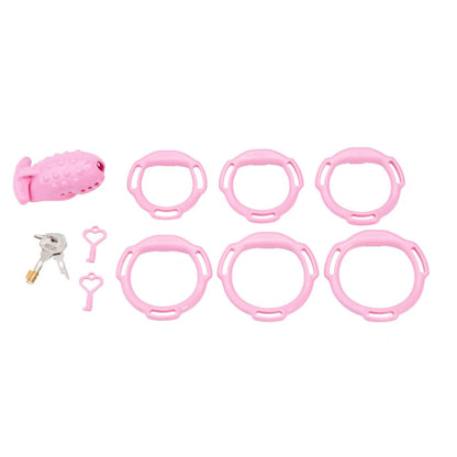 Tartarus Prison Chastity Cage With Optional Belt
