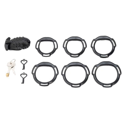 Tartarus Prison Chastity Cage With Optional Belt