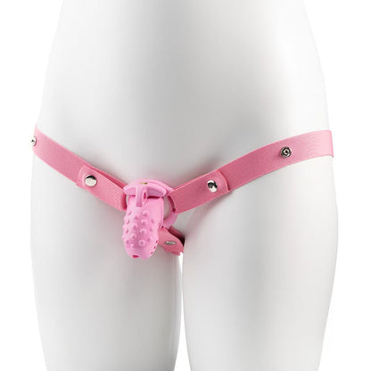 Tartarus Prison Chastity Cage With Optional Belt