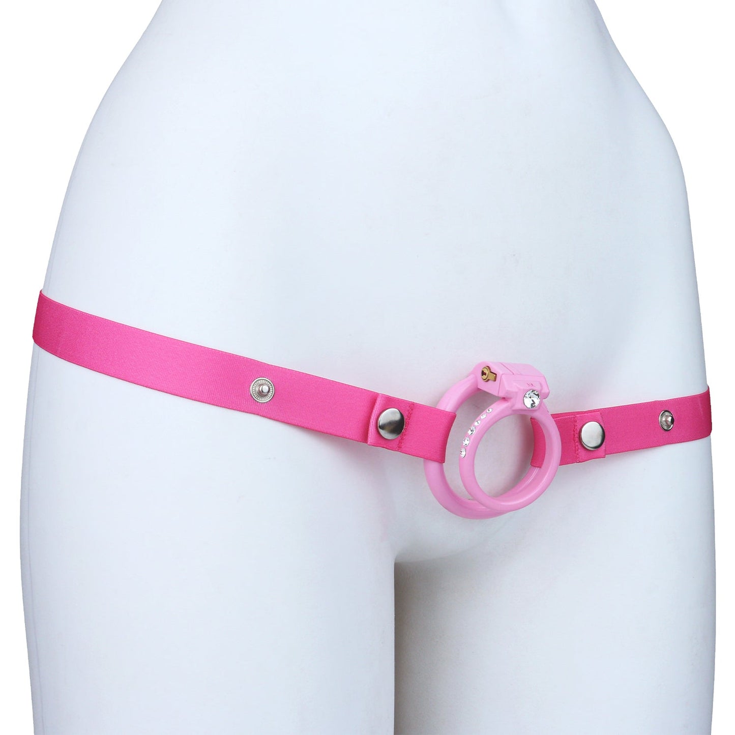 Time Contract Diamond-Accent Chastity Cage