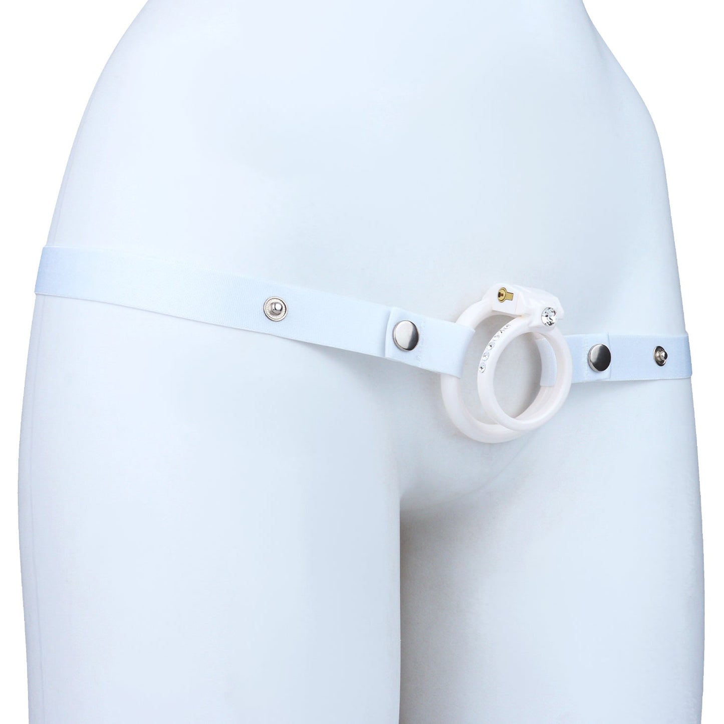 Time Contract Diamond-Accent Chastity Cage