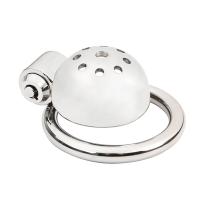 The Press-Type Jarhead Metal Chastity Cage