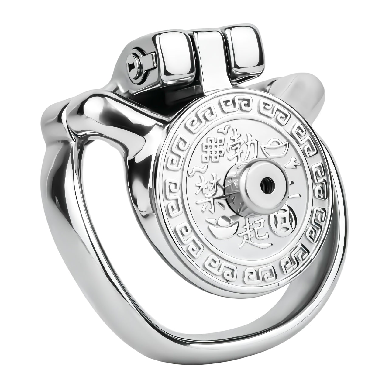 Tongbao Coin-Motif Chastity Lock