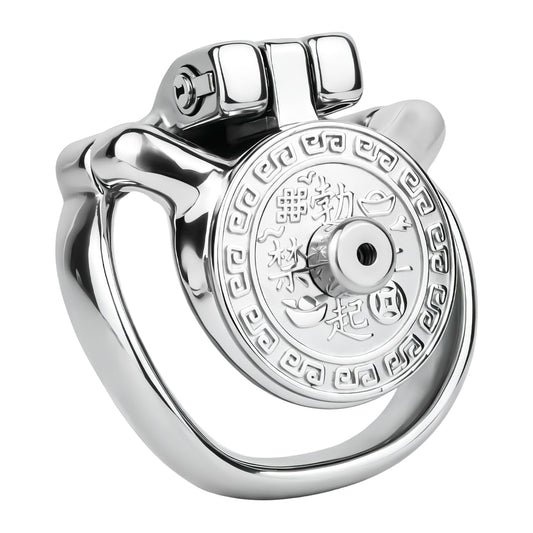 Tongbao Coin-Motif Chastity Lock