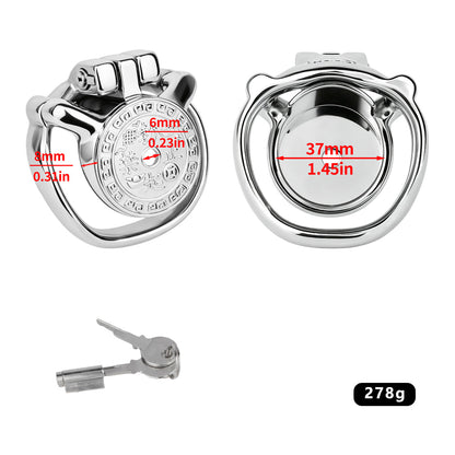 Tongbao Coin-Motif Chastity Lock