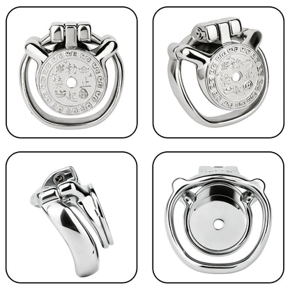 Tongbao Coin-Motif Chastity Lock