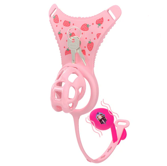 Cobra Chastity Cage Set (Underwear + Plug)