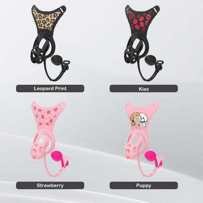 Cobra Chastity Cage Set (Underwear + Plug)