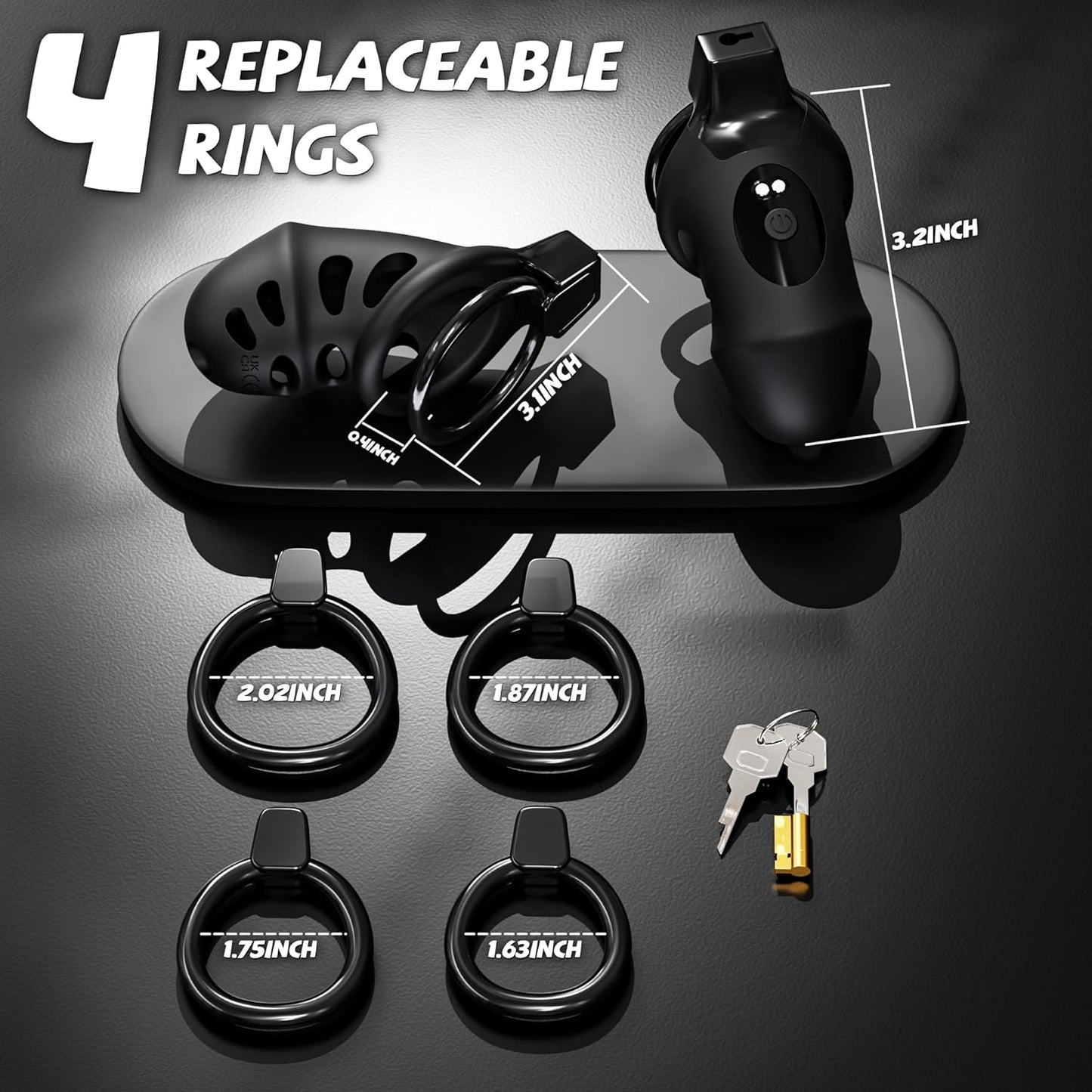 App-Vibe Remote Chastity Cage