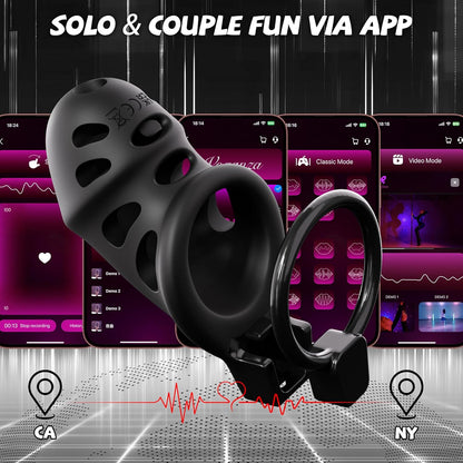App-Vibe Remote Chastity Cage