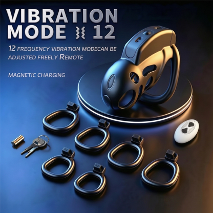 War Dragon Dual-Length Chastity Cage