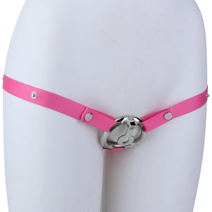 Zeus Eye Belt-Option Flat Chastity Cage