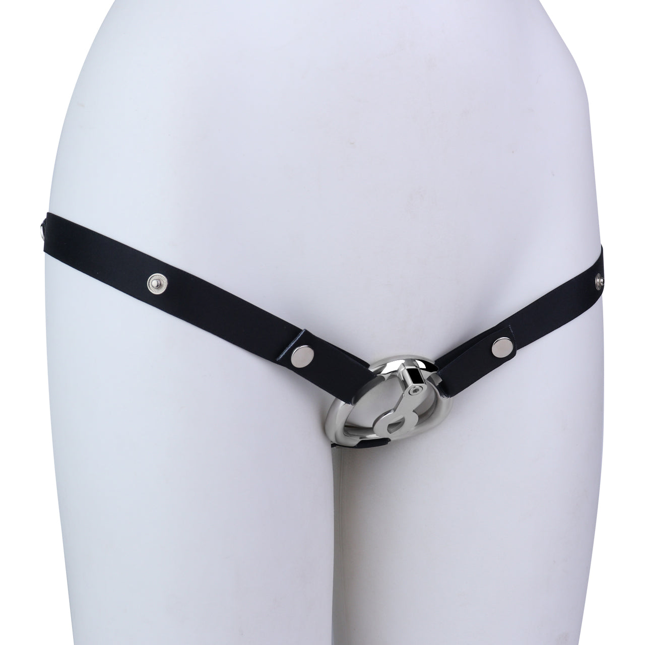 Zeus Eye Belt-Option Flat Chastity Cage