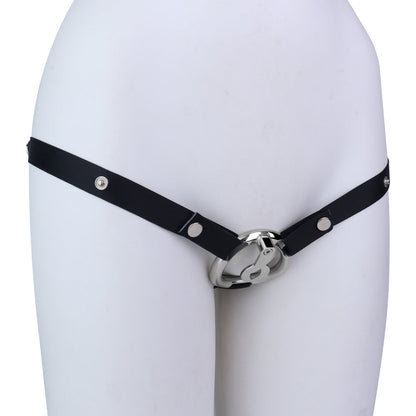 Zeus Eye Belt-Option Flat Chastity Cage